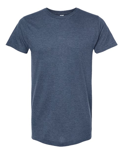 Fine Jersey T-Shirt - Front - B10259142 - Heather Denim