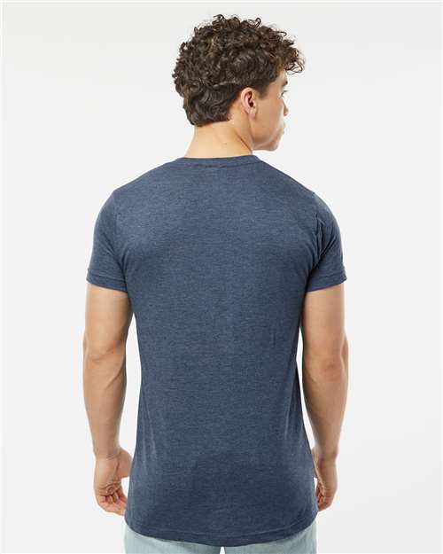 Fine Jersey T-Shirt - OnModelBack - B10259142 - Heather Denim