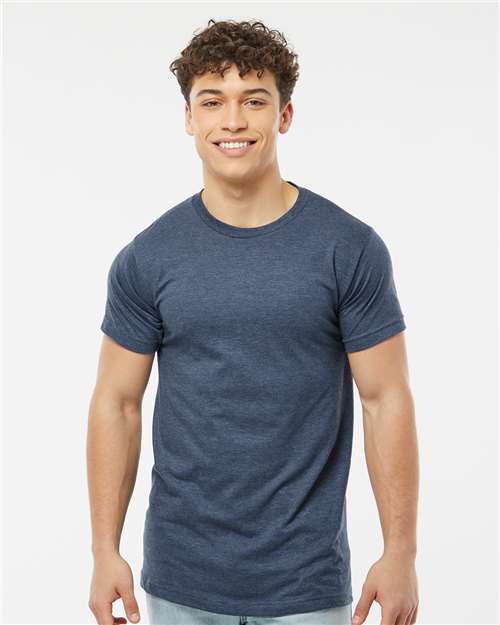 Fine Jersey T-Shirt - OnModelFront - B10259142 - Heather Denim