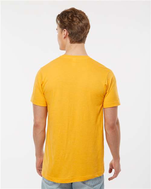 Fine Jersey T-Shirt - OnModelBack - B10259412 - Heather Mellow Yellow