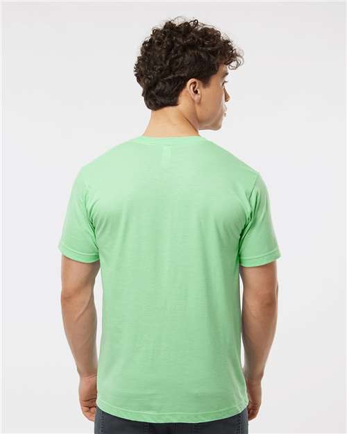Fine Jersey T-Shirt - OnModelBack - B10259192 - Heather Neo Mint