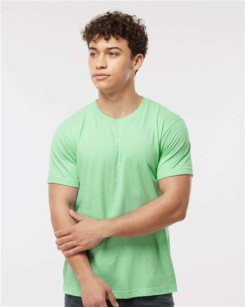 Fine Jersey T-Shirt - OnModelFront - B10259192 - Heather Neo Mint