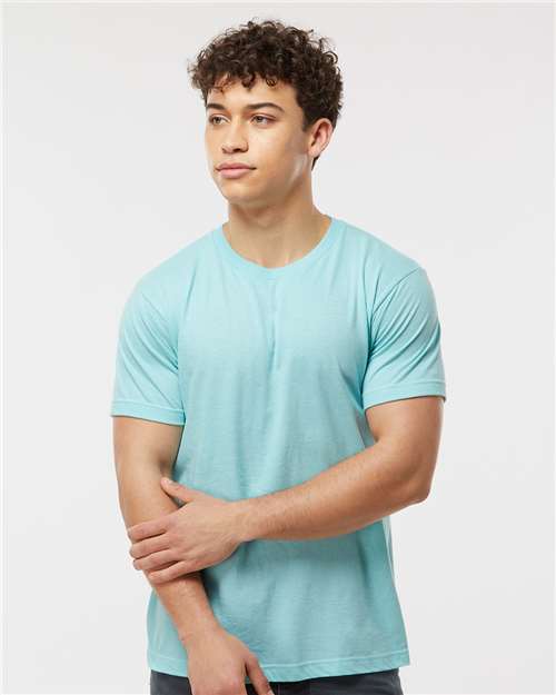 Fine Jersey T-Shirt - OnModelFront - B10259052 - Heather Purist Blue