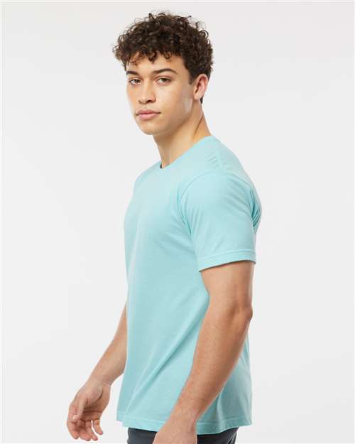 Fine Jersey T-Shirt - OnModelSide - B10259052 - Heather Purist Blue