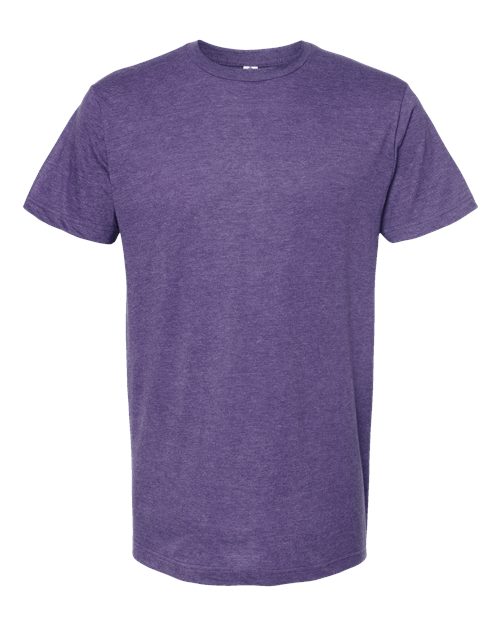 Fine Jersey T-Shirt - Front - B10259672 - Heather Purple