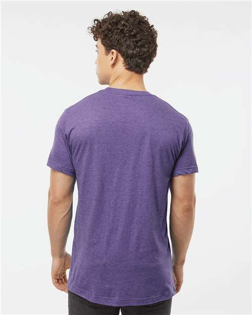 Fine Jersey T-Shirt - OnModelBack - B10259672 - Heather Purple