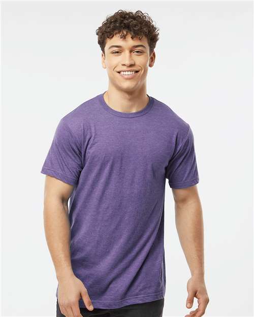 Fine Jersey T-Shirt - OnModelFront - B10259672 - Heather Purple
