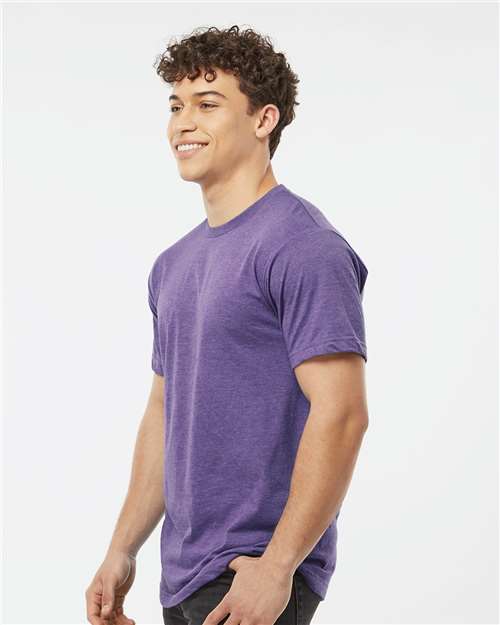 Fine Jersey T-Shirt - OnModelSide - B10259672 - Heather Purple