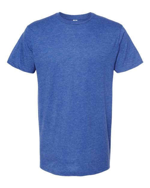 Fine Jersey T-Shirt - Front - B10259752 - Heather Royal