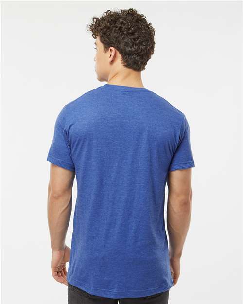 Fine Jersey T-Shirt - OnModelBack - B10259752 - Heather Royal