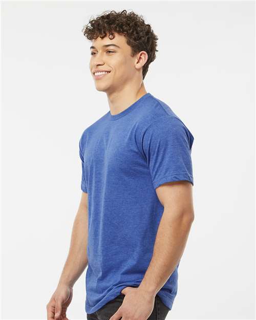 Fine Jersey T-Shirt - OnModelSide - B10259752 - Heather Royal