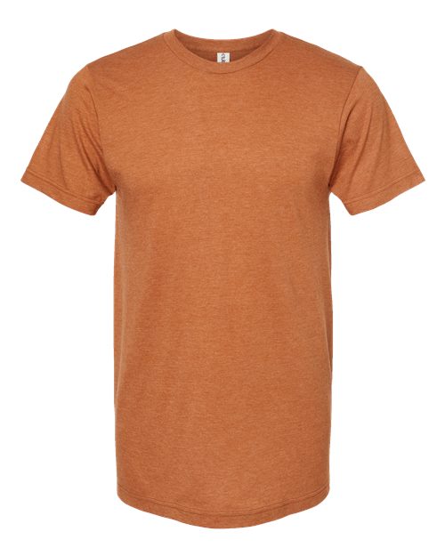 Fine Jersey T-Shirt - Front - B10259842 - Heather Rust