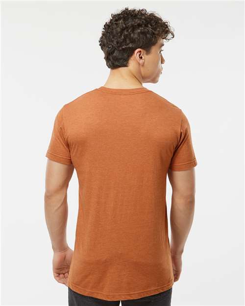 Fine Jersey T-Shirt - OnModelBack - B10259842 - Heather Rust