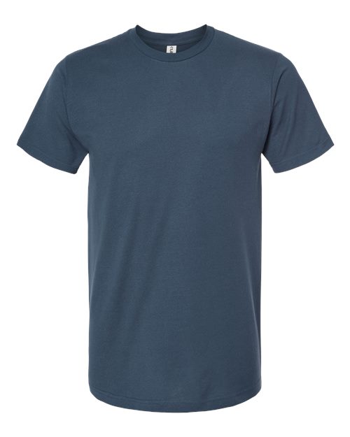 Fine Jersey T-Shirt - Front - B10259682 - Indigo