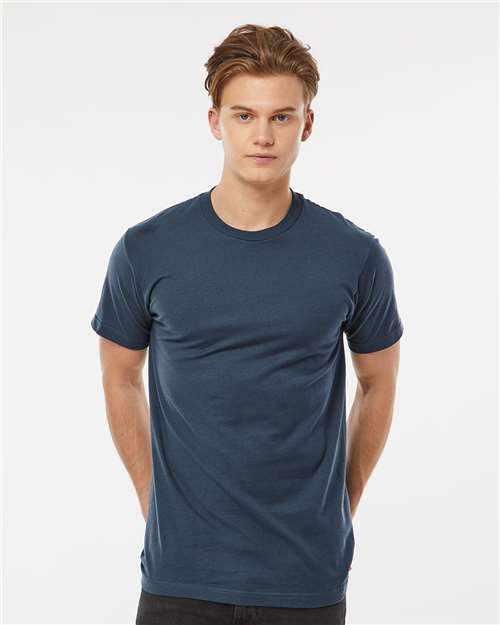 Fine Jersey T-Shirt - OnModelFront - B10259682 - Indigo