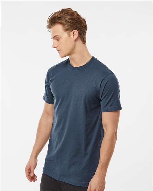 Fine Jersey T-Shirt - OnModelSide - B10259682 - Indigo