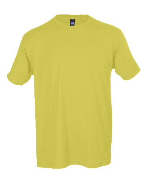 Fine Jersey T-Shirt - Front - B10259202 - Lemon