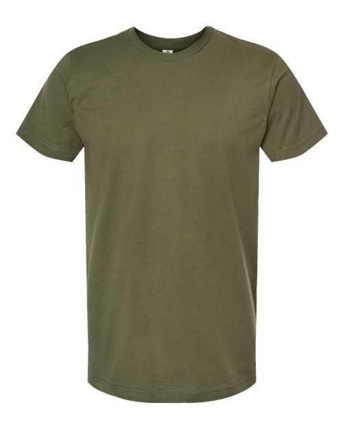 Fine Jersey T-Shirt - Front - B10259212 - Military Green