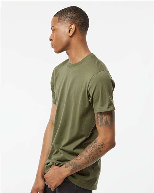 Fine Jersey T-Shirt - OnModelSide - B10259212 - Military Green
