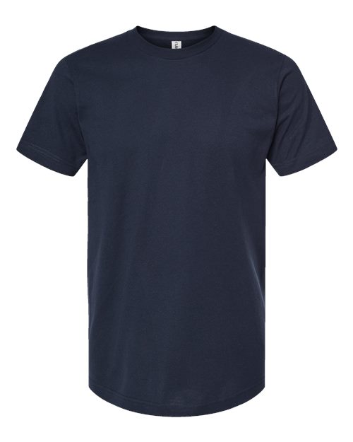 Fine Jersey T-Shirt - Front - B10259652 - Navy