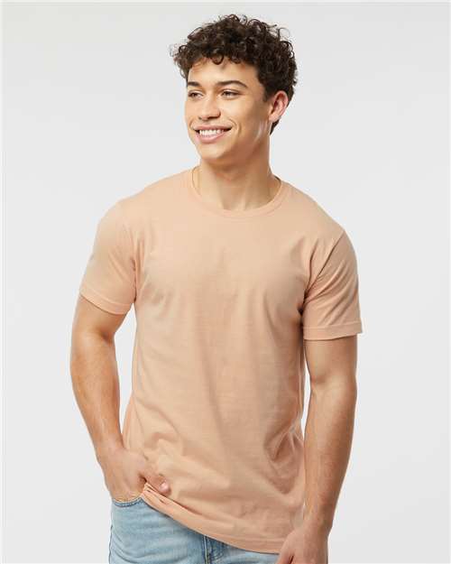 Fine Jersey T-Shirt - OnModelFront - B10259282 - Peach