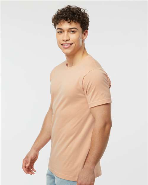 Fine Jersey T-Shirt - OnModelSide - B10259282 - Peach