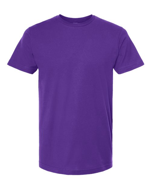 Fine Jersey T-Shirt - Front - B10259312 - Purple