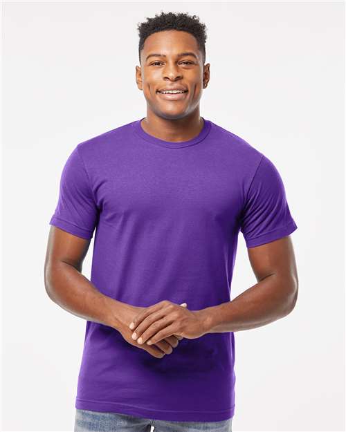 Fine Jersey T-Shirt - OnModelFront - B10259312 - Purple