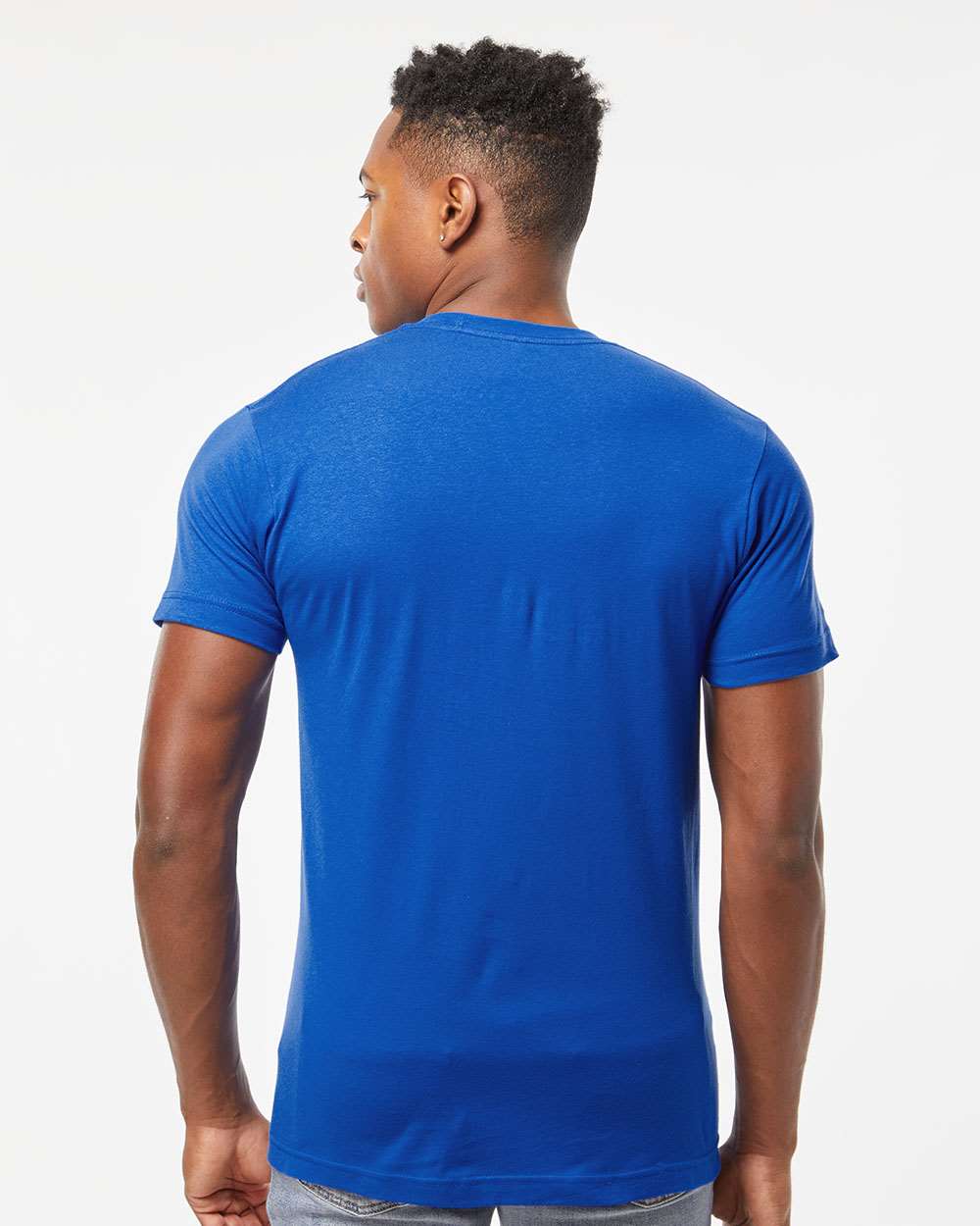 Fine Jersey T-Shirt - OnModelBack - B10259342 - Royal