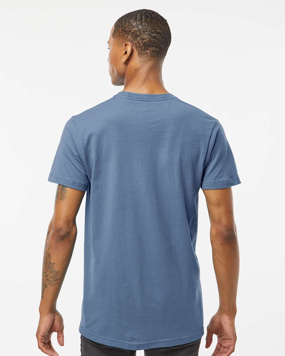 Fine Jersey T-Shirt - OnModelBack - B10259362 - Slate