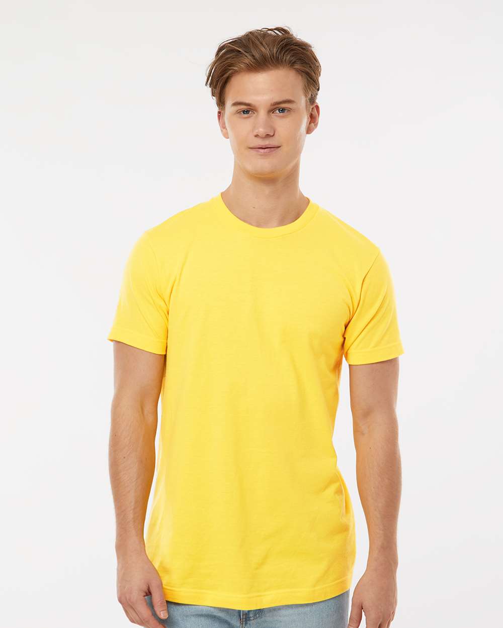 Fine Jersey T-Shirt - OnModelFront - B10259372 - Sunshine