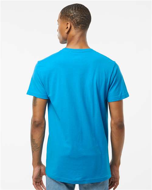 Fine Jersey T-Shirt - OnModelBack - B10259782 - Turquoise