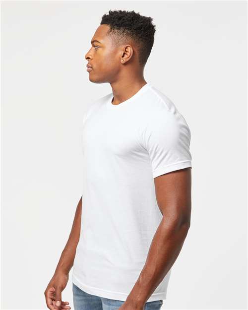 Fine Jersey T-Shirt - OnModelSide - B10259002 - White
