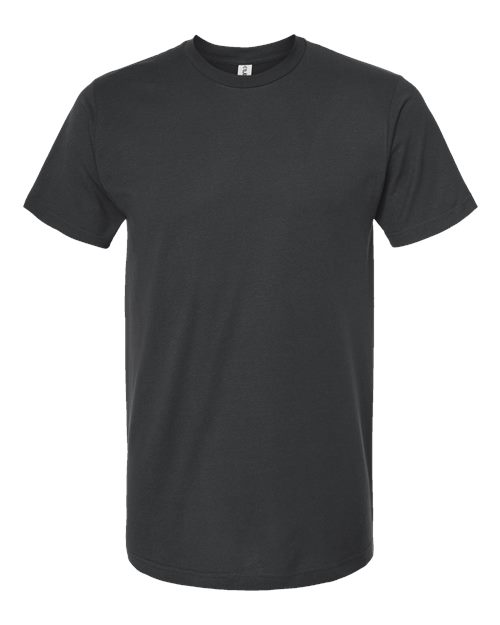 Fine Jersey T-Shirt - Front - B10259402 - Coal