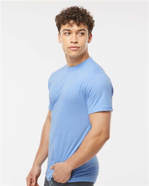 Poly-Rich T-Shirt - OnModelSide - B20659252 - Heather Athletic Blue