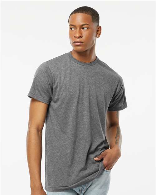 Poly-Rich T-Shirt - OnModelFront - B20659092 - Heather Charcoal
