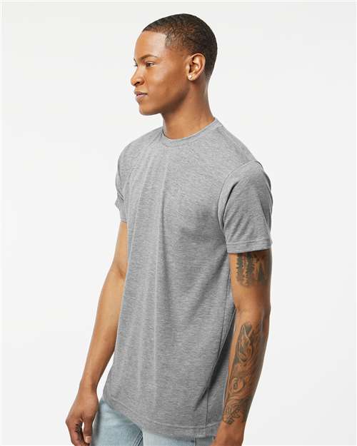 Poly-Rich T-Shirt - OnModelSide - B20659122 - Heather Grey