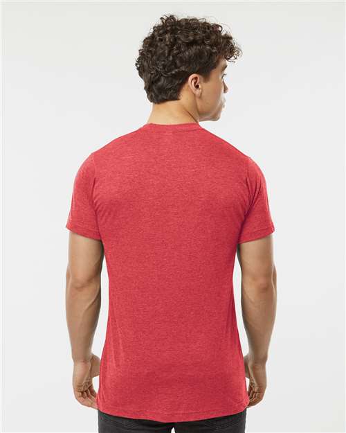 Poly-Rich T-Shirt - OnModelBack - B20659702 - Heather Red