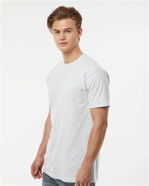 Heavyweight Jersey T-Shirt - OnModelSide - B30959022 - Ash