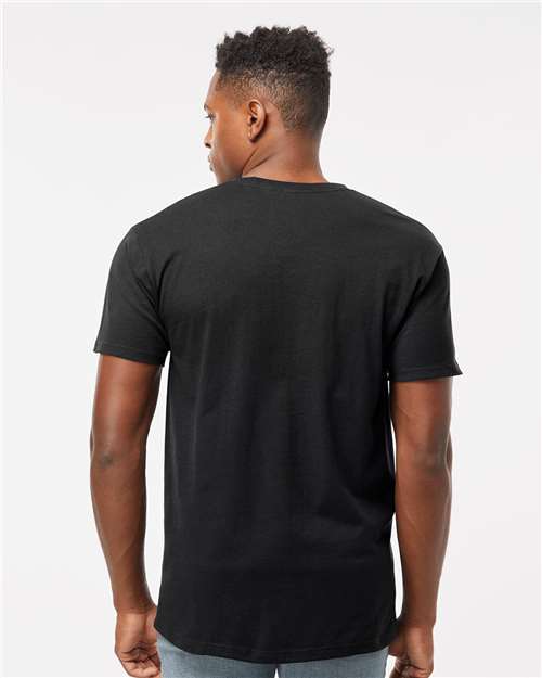 Heavyweight Jersey T-Shirt - OnModelBack - B30959502 - Black