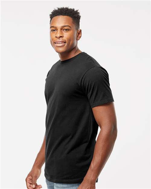 Heavyweight Jersey T-Shirt - OnModelSide - B30959502 - Black