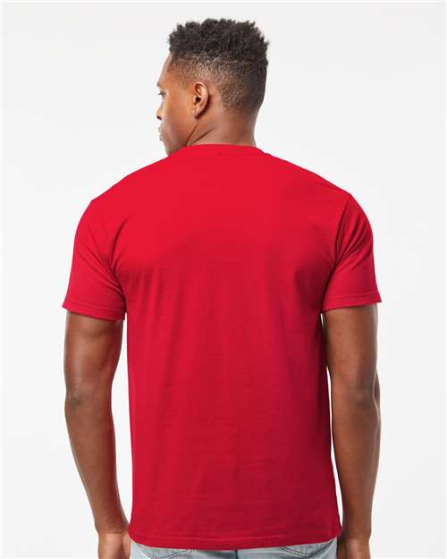 Heavyweight Jersey T-Shirt - OnModelBack - B30959102 - Cardinal