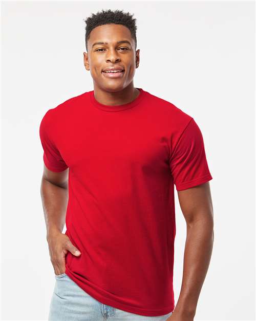 Heavyweight Jersey T-Shirt - OnModelFront - B30959102 - Cardinal