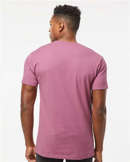 Heavyweight Jersey T-Shirt - OnModelBack - B30959302 - Cassis