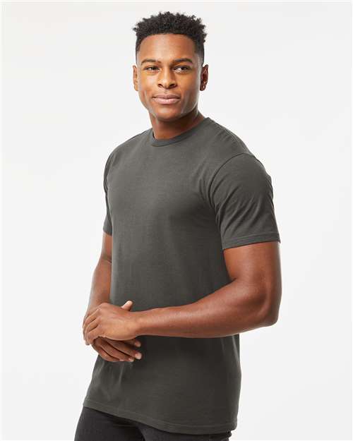 Heavyweight Jersey T-Shirt - OnModelSide - B30959592 - Charcoal