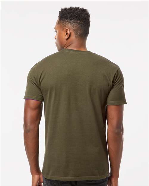 Heavyweight Jersey T-Shirt - OnModelBack - B30959552 - Grape Leaf