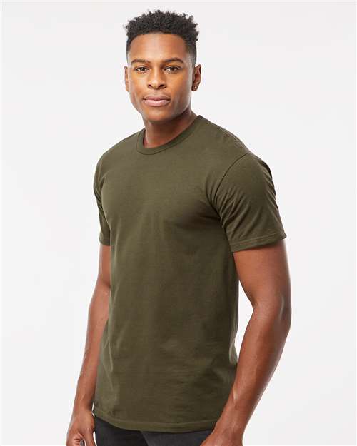 Heavyweight Jersey T-Shirt - OnModelSide - B30959552 - Grape Leaf