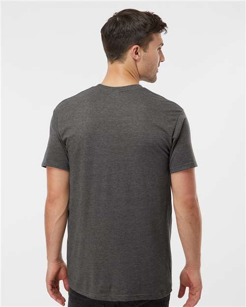 Heavyweight Jersey T-Shirt - OnModelBack - B30959092 - Heather Charcoal