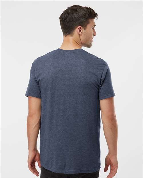 Heavyweight Jersey T-Shirt - OnModelBack - B30959252 - Heather Denim