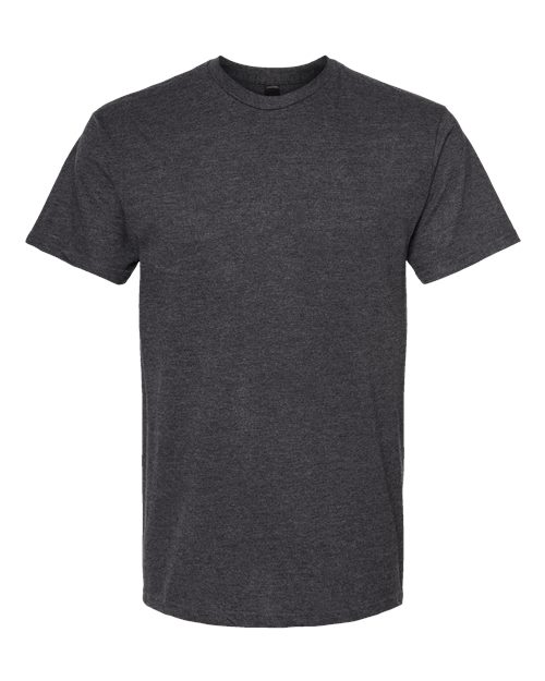 Heavyweight Jersey T-Shirt - Front - B30959582 - Heather Graphite